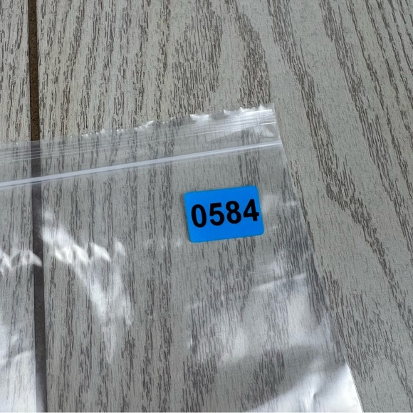 584 - Calvin Klein Tie 530 Purple Block Square CK21100022 Silk Blend MSRP $69.50 - Picture 5 of 5